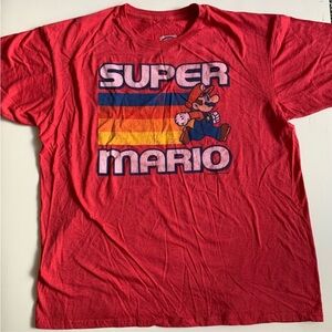NINTENDO Super Mario Mens T-Shirt Size Large